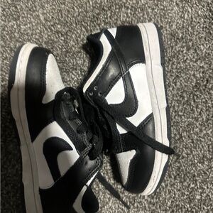 Kids Black and White Sneakers